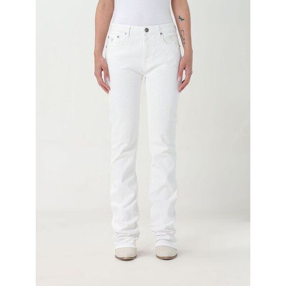 Victory Gate Jeans Woman White